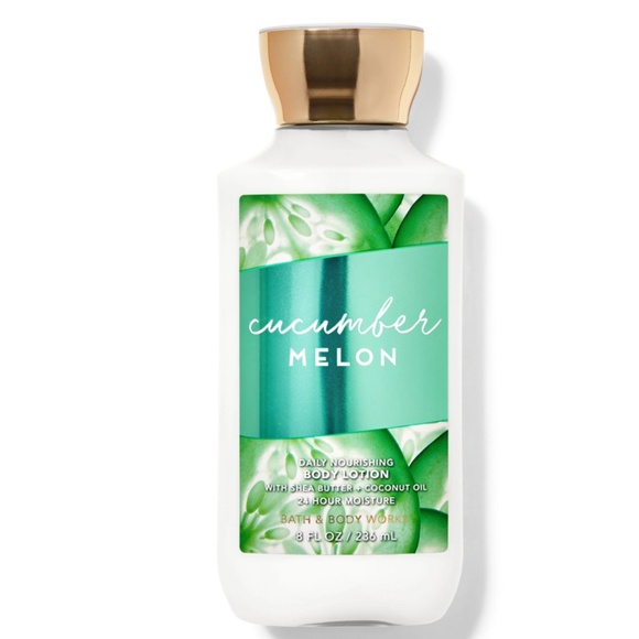 Bath & Body Works Cucumber Melon Body Lotion 8 fl oz/236 ml  New - Picture 1 of 5